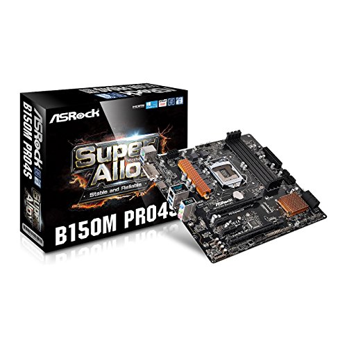 ASRock B150M Pro4S Micro ATX LGA1151 Motherboard (B150M Pro4S 