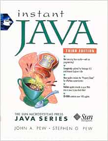 Instant Java Pew John A Pew Stephen G Amazon Com Books