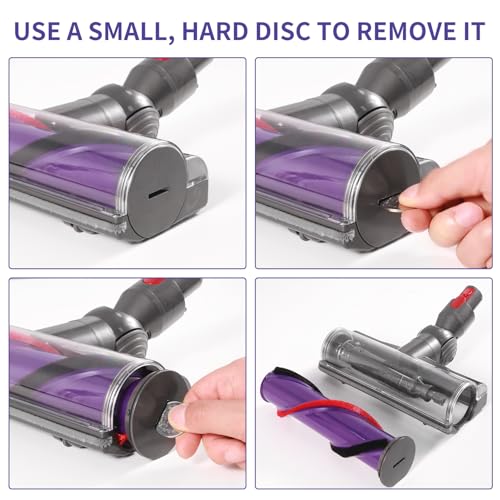 KENVOR Brush Compatible with Dyson V7, V8, V10, V11, V15, Gen 5 Suitable for Hard Floors, Turbine Head Direct Drive