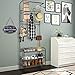 NIKKY HOME Please Remove Your Shoes Thank You Wooden Wall Decorative Sign 11.75 x 0.37 x 6.13 Inches Black