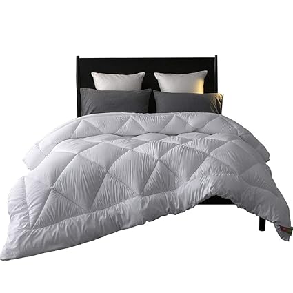 Amazon Com White Quilted Comforter Twin Size Comforter Fluffy