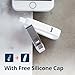 Leef iBridge 3 - iPhone Flash Drive 64GB (Silver/White) - Expanded Memory for iPhone and iPad