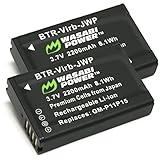 Wasabi Power Battery for Garmin 010-11654-03 and Garmin Alpha, Montana 600, Montana 600t, Montana 650, Montana 650t, Monterra, VIRB, VIRB Elite (2-Pack)