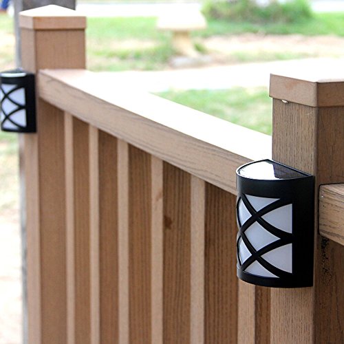 image for XLUX [Warm Light] Solar Light for Wall, porch, garden, fence, path; Su