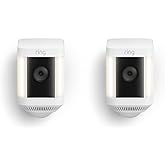 Ring Spotlight Cam Plus, Battery (newest model), Home or business security with HD video, Two-Way Talk, Color Night Vision, a