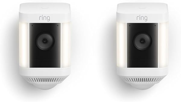 Ring Spotlight Cam Plus, Battery, Home or business security with HD video, Two-Way Talk, Color Night Vision, and Security Sir