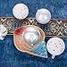 iPEGTOP Shatterproof Snowy Christmas Ball Ornaments - 24ct 60mm/2.4