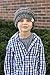 Funky Junque Kids Beanie (NO POM) - Grey/Black #31