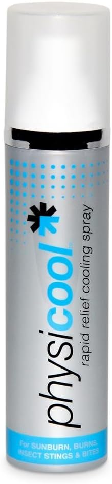 Physicool Rapid Relief Instant Cooling Spray - 125ml Soothe Sunburn Prickly Heat