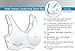 Glamorise Women's Plus Size High Impact Underwire Sport Bra, White/Grey, 42DD