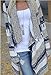 LTYY Women's Irregular Print Fashion Open Front Cardigan