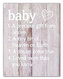 Baby Definition Quote, Baby Typography Nursery Art Print 8x10