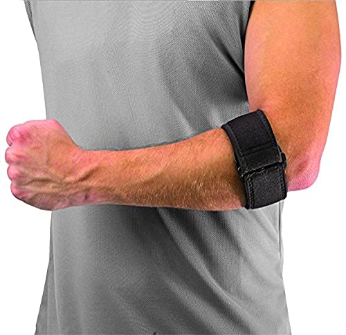 Mueller Tennis Elbow Support, One Size Fits Most (Pack of 1)