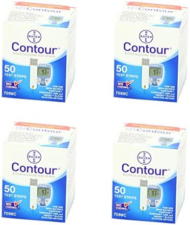 Bayer Contour Test Strips, 50 Count (4 Pack)