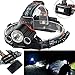 Mokao 15000Lm Cree 3x T6 LED Rechargeable 18650 Headlamp Headlight Head Torch