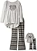 Dollie & Me Girls' Knit Tunic with Sequin Heart and Nordic Flare Legging