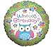 Whooo's Birthday OWL PARTY Balloons Decorations Supplies Teen Girl