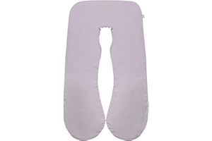 KWLET Pregnancy Pillow Cover/U Shaped Pillow Cover/Pregnancy Pillow Case/Maternity Pillow Case/Pillowcase with Removable Cotton Cover 57x30 Inch for Pregnancy Pillow Gray