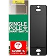 TASMOTA Smart Switch | Black | ESP8266 2.4G WiFi chip, Smart Light Switch for Home Assistant | Smart Home Devices via MQTT
