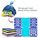 BoxLegend Version 3 Shirt Folding Board t Shirts Clothes Folder Durable Plastic Laundry folders Folding Boards Helper Tool for Adults and Children (Blue & Turquoise)