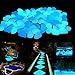 150 Pcs Glow in The Dark Pebbles for Walkways Garden Decorative Glow Stones Rocks for Indoor and Outdoor Decor