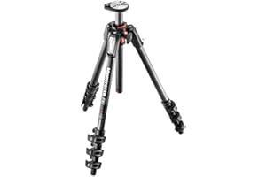 Manfrotto MT190CXPRO4 4 Section Carbon Fiber Tripod Legs with Q90 Column (Black)