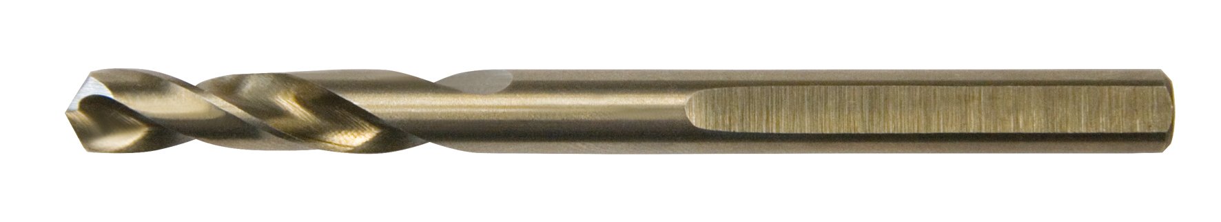 Pilot Drill High-Speed Steel Co 5, Polished Ø 6.35 x 102.0 mm with Split Point, Drill for A4