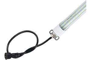 Sokply 6FT T8 LED Refrigerator Tube Light 30W 4200Lm, 5000K Daylight White 67” LED Cooler or Freezer Lights Clear Lens for Fridge Supermarkets Freezer Grocery Stores, Black Wire, UL Listed, 1 Pack