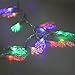 Sdsaena String Light,plastic, 8 patterns,waterproof,Halloween Indoor/Outdoor Decorative Lights by Hsctek for Room, Patio, Garden, Gate, Yard, Parties,(Warm white,Jack-o'-lantern)(33ft,100 LED)