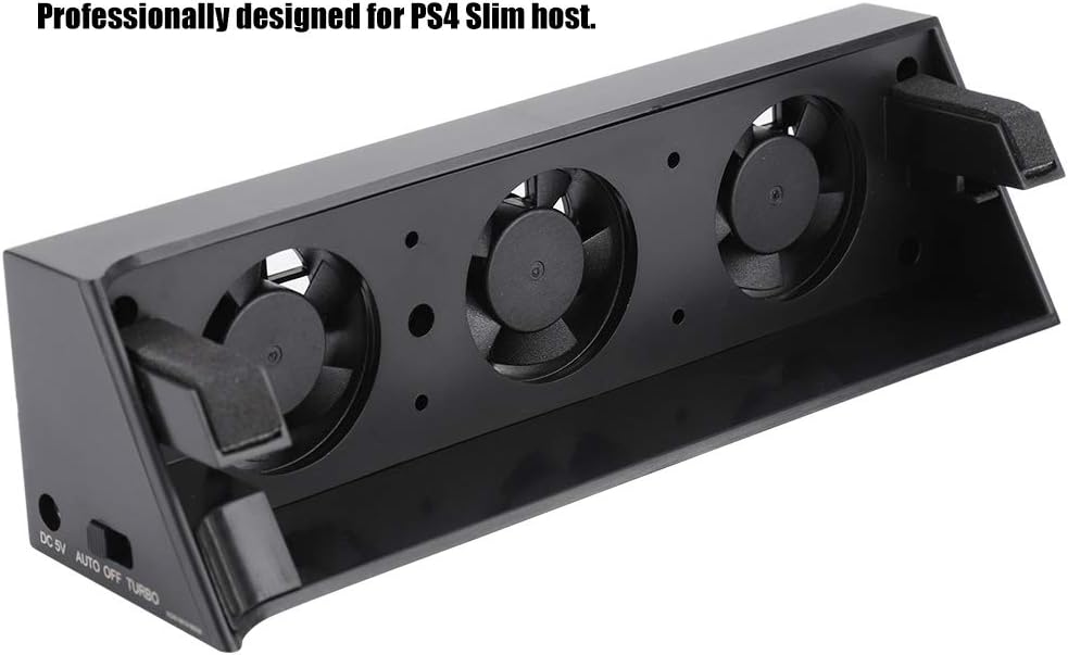 TP4819 Smart Temperature Control Cooling Fan for PS4 Slim Host, Heat Exhaust Cooler for Game Console, default - Image 4