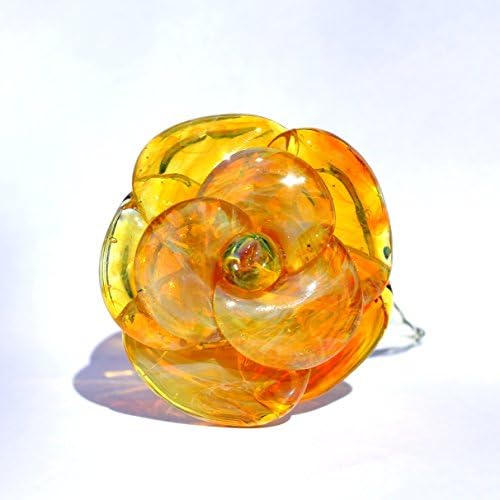 Yellow Glass Rose Long Stemmed, By Untamed Rose