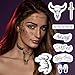 Post Malone Temporary Tattoo - Huge Pack - Perfect for Costume Parties and Halloween