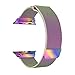 Ksun Compatible for Apple Watch Band 42mm, Milanese Mesh Loop Magnetic Closure Clasp Stainless Steel Replacement iWatch Band Compatible for Apple Watch Series 3 Series 2 Series 1Colorful