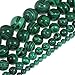 Natural Stone Beads 8mm Malachite Gemstone Round Loose Beads Crystal Energy Stone Healing Power for Jewelry Making DIY,1 Strand 15