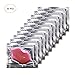 Rotus 30 Pack Pink Collagen Crystal Lip Care Gel Masks, Mouth & Lips Age Defying Masques - Concentrated Lip Mask Treatment with Collagen & Glycerin to Hydrate and Plump Your Lips (Pink)