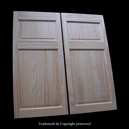 Cafe Doors by Cafe Doors Emporium | Pine Raised 4 Paneled | Premade for 28