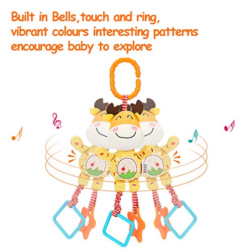 TUMAMA Baby Toys for 0, 3, 6, 9, 12 Months, Handbells Baby Rattles with Teethers Soft Plush Early De - //medicalbooks.filipinodoctors.org