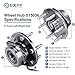 ECCPP Wheel Hub and Bearing Assembly Front 515036 fit Chevrolet Silverado 1500 GMC Sierra 1500 Cadillac Escalade Chevrolet Tahoe 1999-2007 Replacement for 6 Lugs Wheel Hub with ABS 3 Bolt Flange