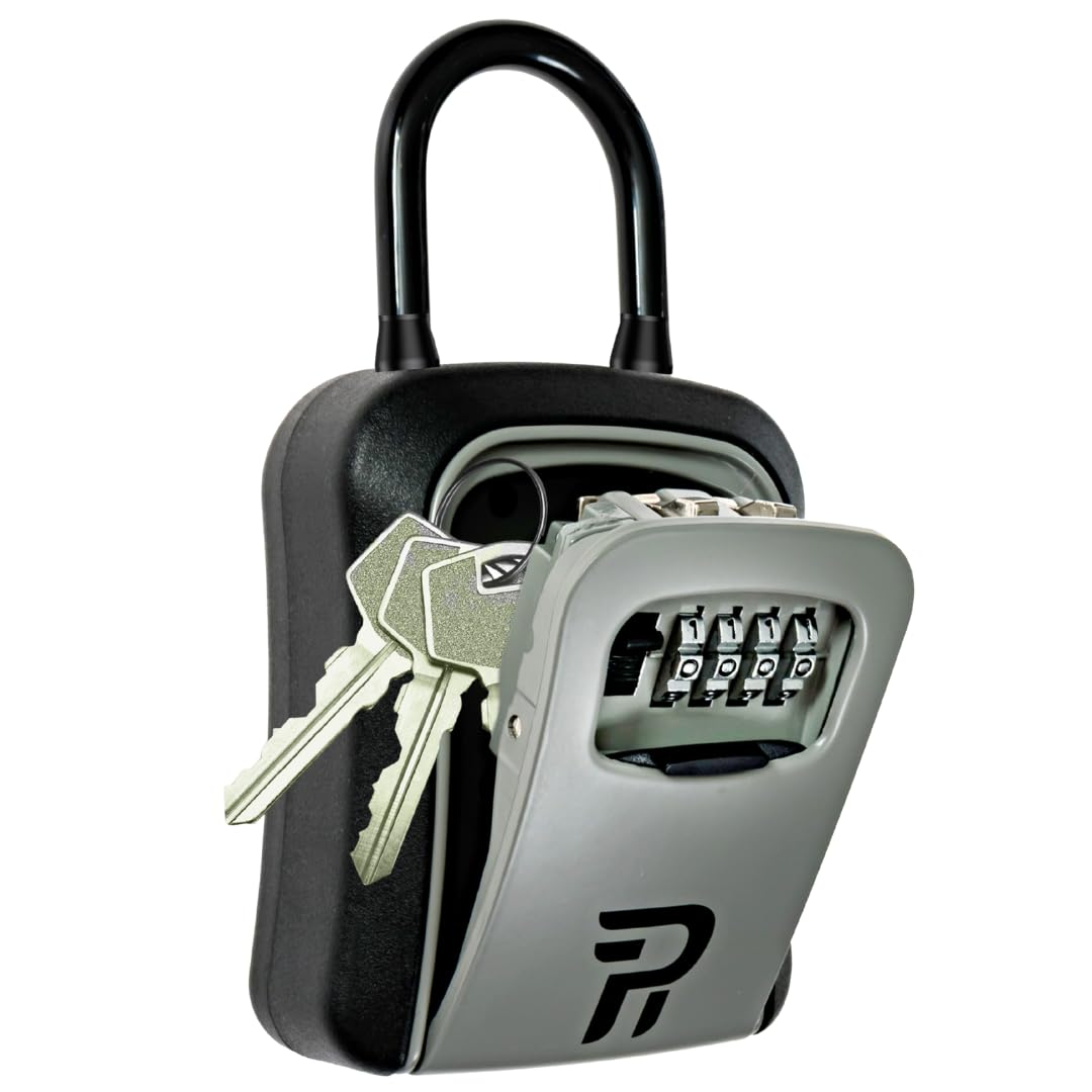 Photo 1 of Key Lock Box for Outside - Realtor Lockbox for House Keys Outdoor - Combination Key Hiders to Hide a Key Safe Storage