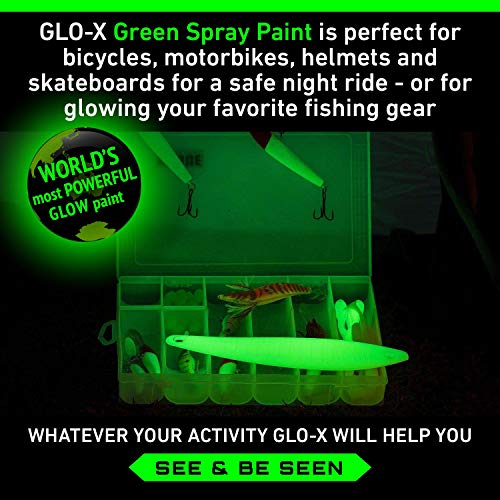 GLOX Glow In The Dark Spray Paint (10.6 oz Can) Clear Spray Paint That
