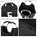 ESHOW Folding 600D Thicken Oxford Clothes Storage Laundry Bag with Alloy Handles Foldable Laundry Basket Laundry Hampers for College Students(Black)