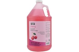 PRO NAIL NAIL SYSTEMS PRONAIL - Liquid Hand Soap Refill, Cherry, 1 Gallon - Deeply Cleanse and Hydrates, Leaving your hands Fresh and Soft - Bulk, Refill Gallon