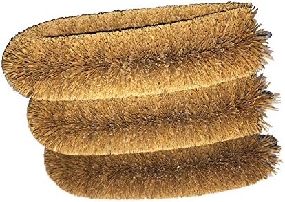 Set of 3 Vegetable Fruit Cleaning Brushes Dish Glass Utensil Washing Brush Natural Coconut Fiber Small