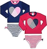 Sweet & Soft Baby Girl\'s 4-Piece Rash Guard and