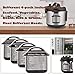 Aozita 18-Piece Mini 3 Quart Accessories for Instant Pot Accessories 3 Qt Only, Steamer Basket, Egg Steam Rack, Egg Bites Mold, Silicone Lid, Cheat Sheets, Mini Mitts, Dish Clip, Cleaning Set