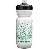 Cannondale Gripper Water Bottle Bubbles White w/Green 600ml/21oz CP5102U1060