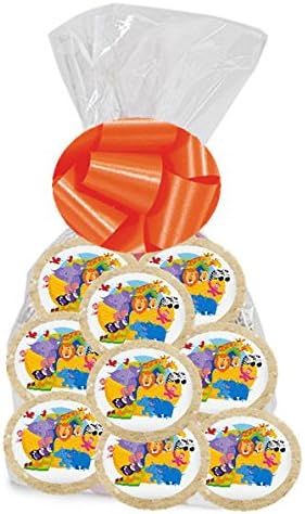 Noah's Ark 24Pack Freshly Baked Individually Wrapped Party Favor M &amp; M Rainbow Cookies