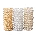 Miuance 18 Pack Spiral Hair Ties No Crease Elastic Ponytail Holders Phone Cord Traceless Hair Ring for Women Thick Hair