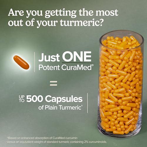 Terry Naturally/EuroPharma CuraMed 750mg BCM-95 Curcumin, 120 Softgels -(2 Pack)