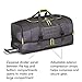 High Sierra Access 2.0 Drop-Bottom Wheeled Duffel Bag, Mercury, 36-Inch